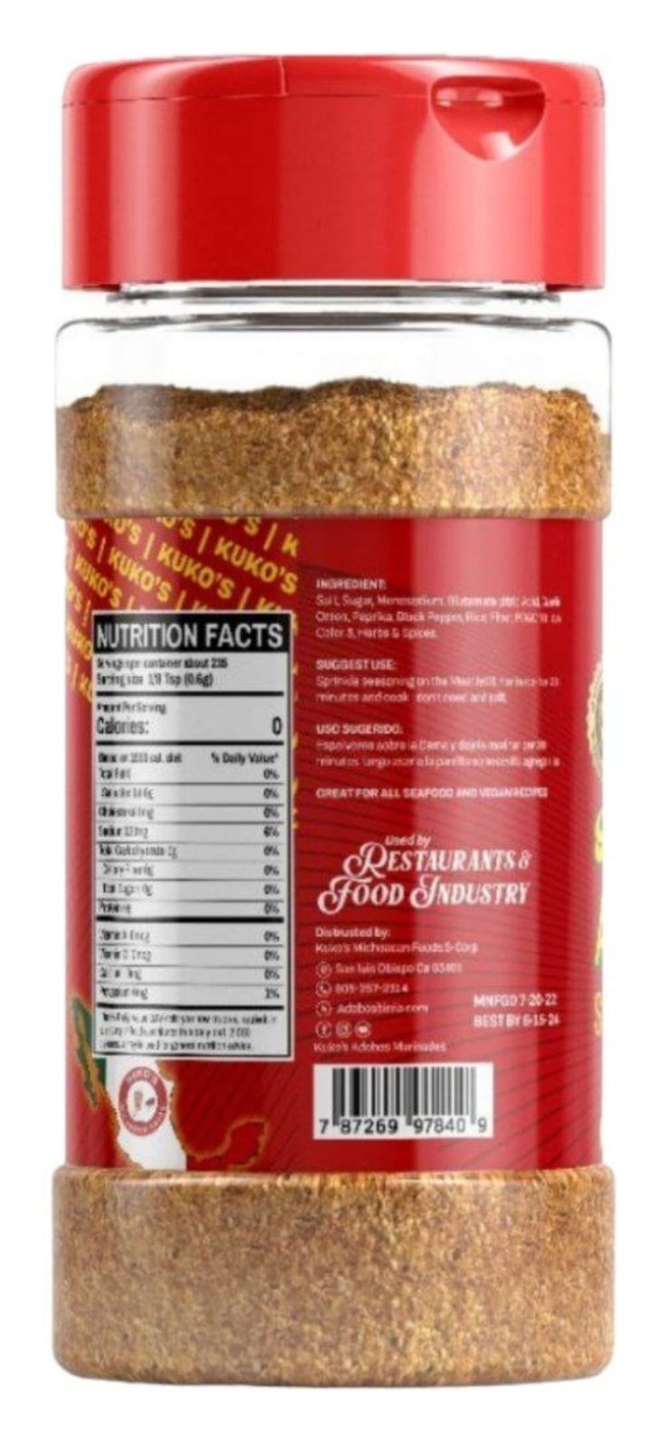AL. PASTOR SEASONING Spice 3 sizes