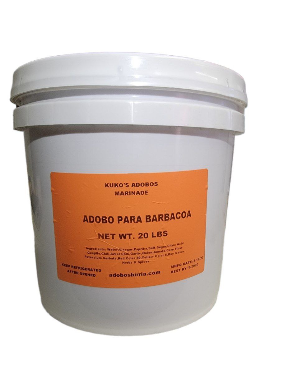 Barbacoa Marinade Adobo chili Paste cooking sauce 20lbs restaurant food