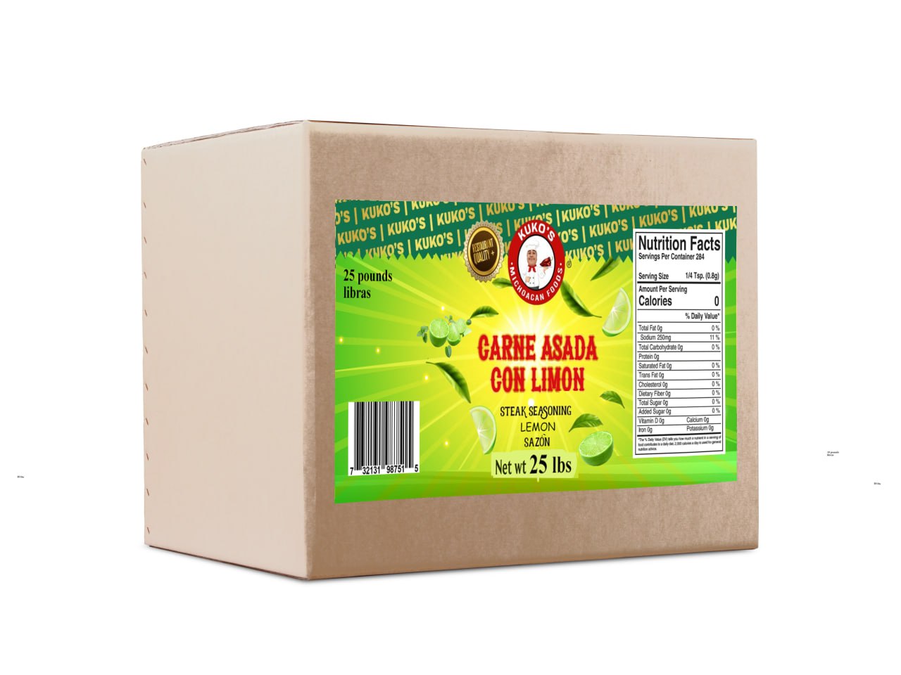 CARNE ASADA CON LIMON Spice lemon concentrate commercial grade