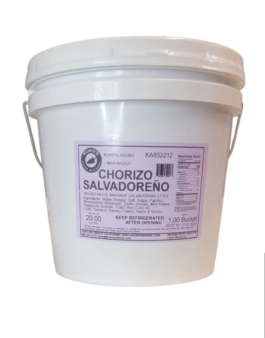 Chorizo Salvadoreño Adobo paste