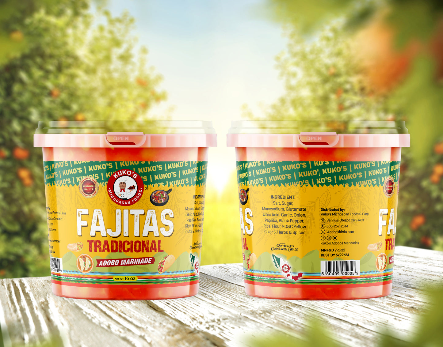 FAJITA tradicional ADOBO MARINADE Cooking Sauce