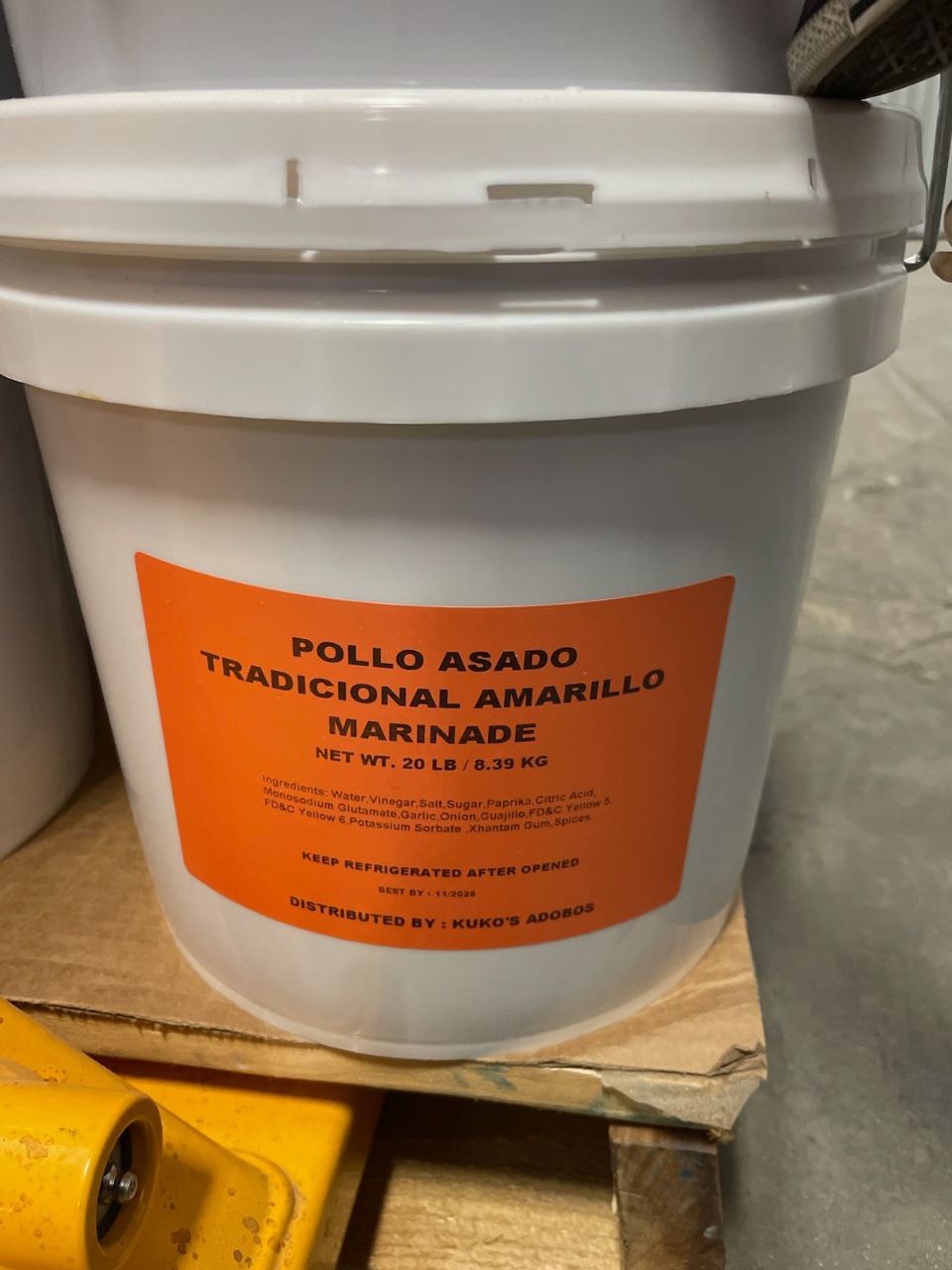 Pollo asado adobo Amarillo Yellow Marinade Chicken