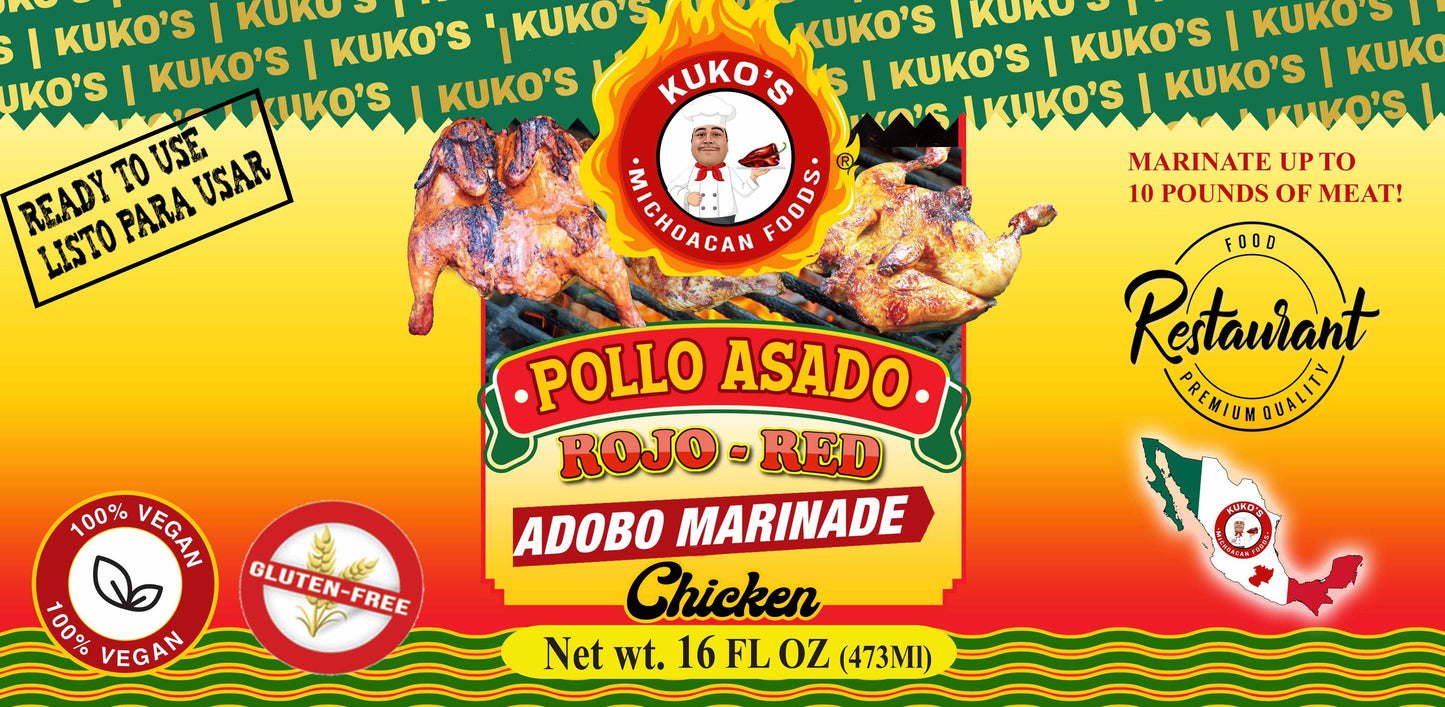Pollo asado adobo Rojo Marinade