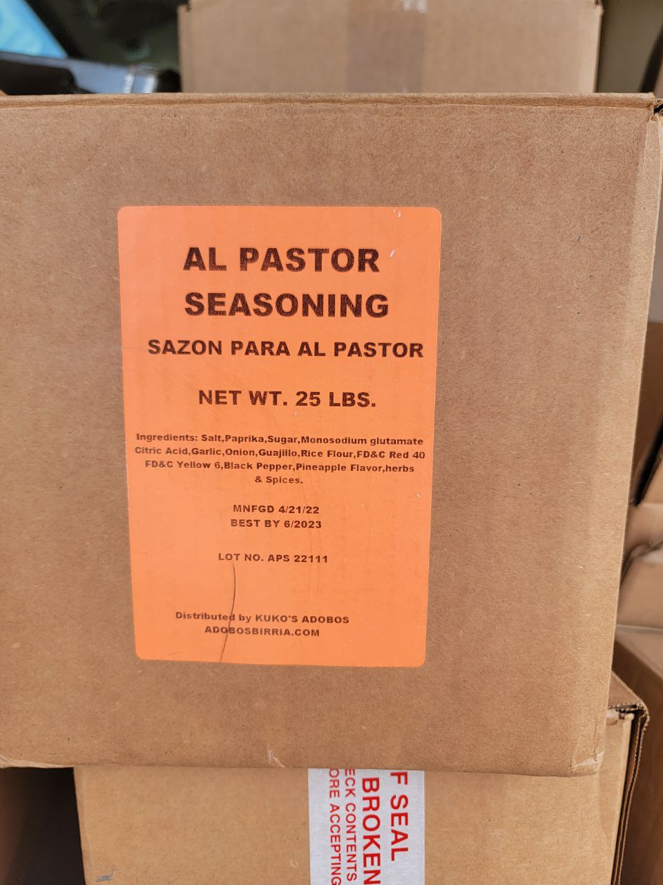 AL. PASTOR SEASONING Spice 3 sizes