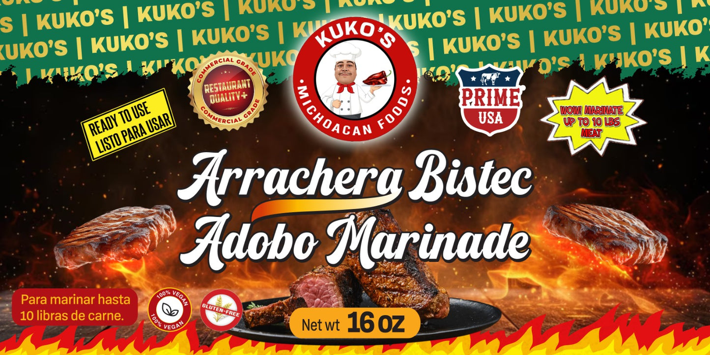 Arrachera Bistec Steak marinade