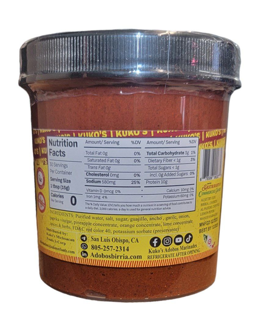 Barbacoa Marinade Adobo chili Paste cooking sauce 20lbs restaurant food