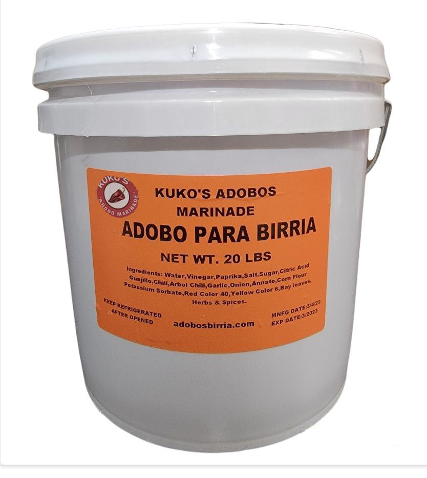 Birria adobo marinade paste restaurant bulk