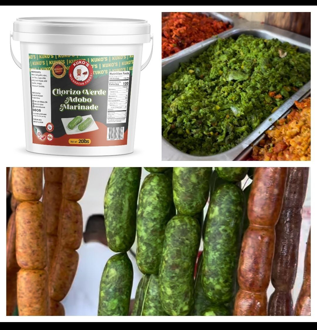chorizo verde Adobo marinade Toluca mexico