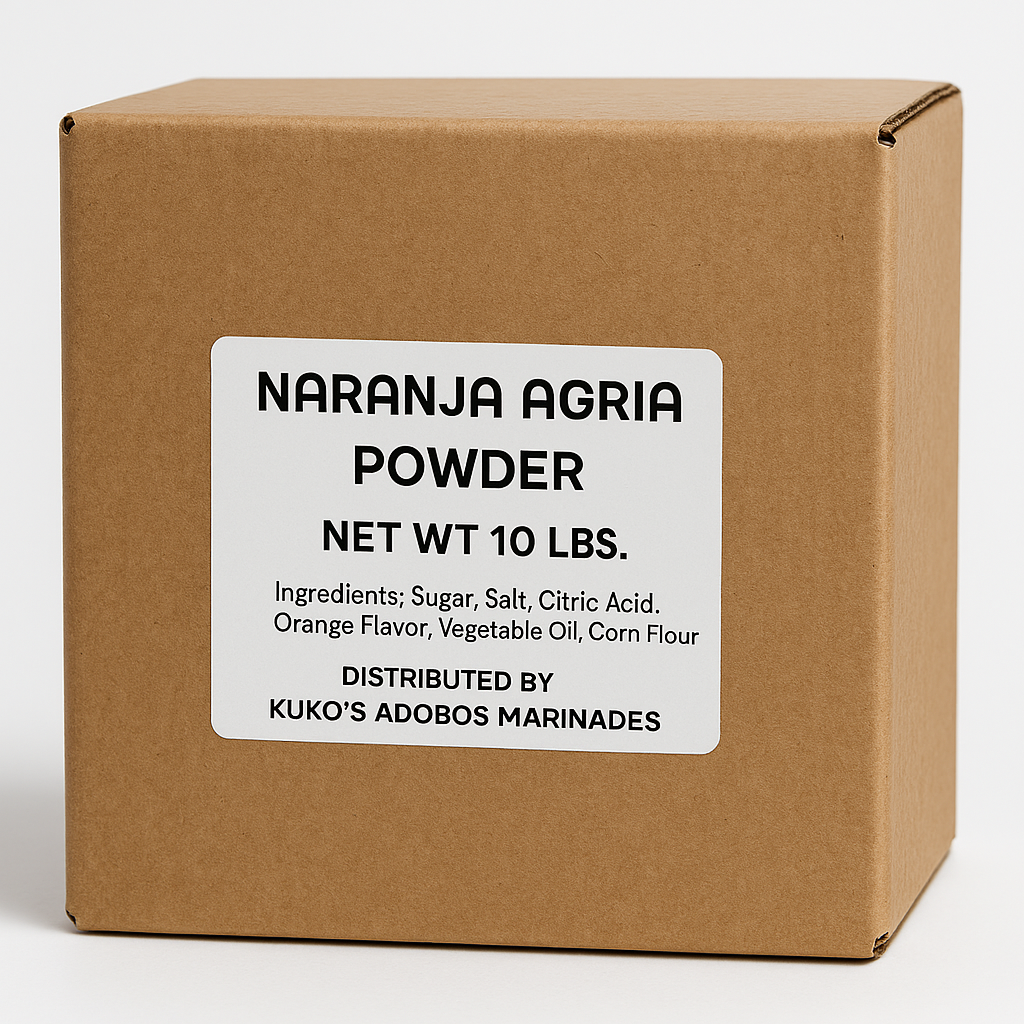 Naranja Agria Sazonador polvo Bitter Orange Seasonng Spice 25lbs & 10lbs