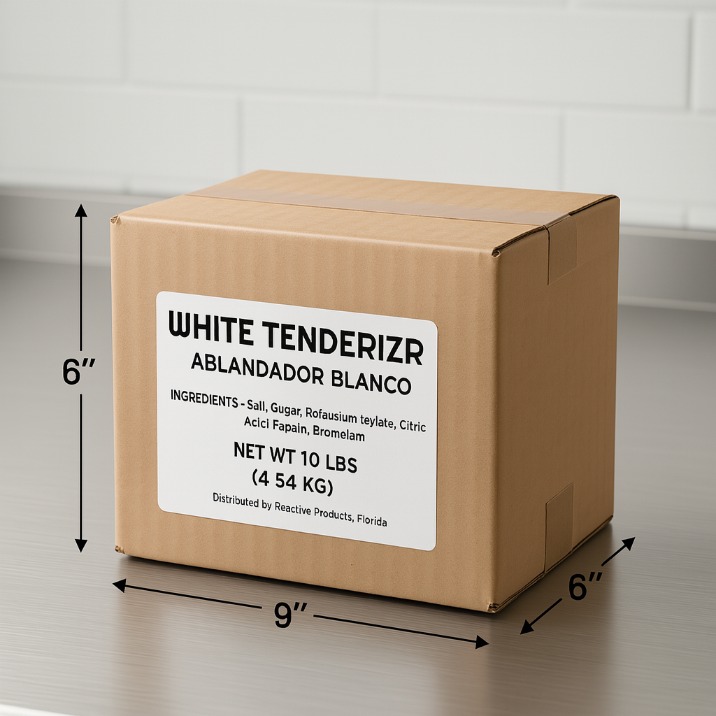Restaurant Meat Tenderizer white Ablandador de carnes blanco