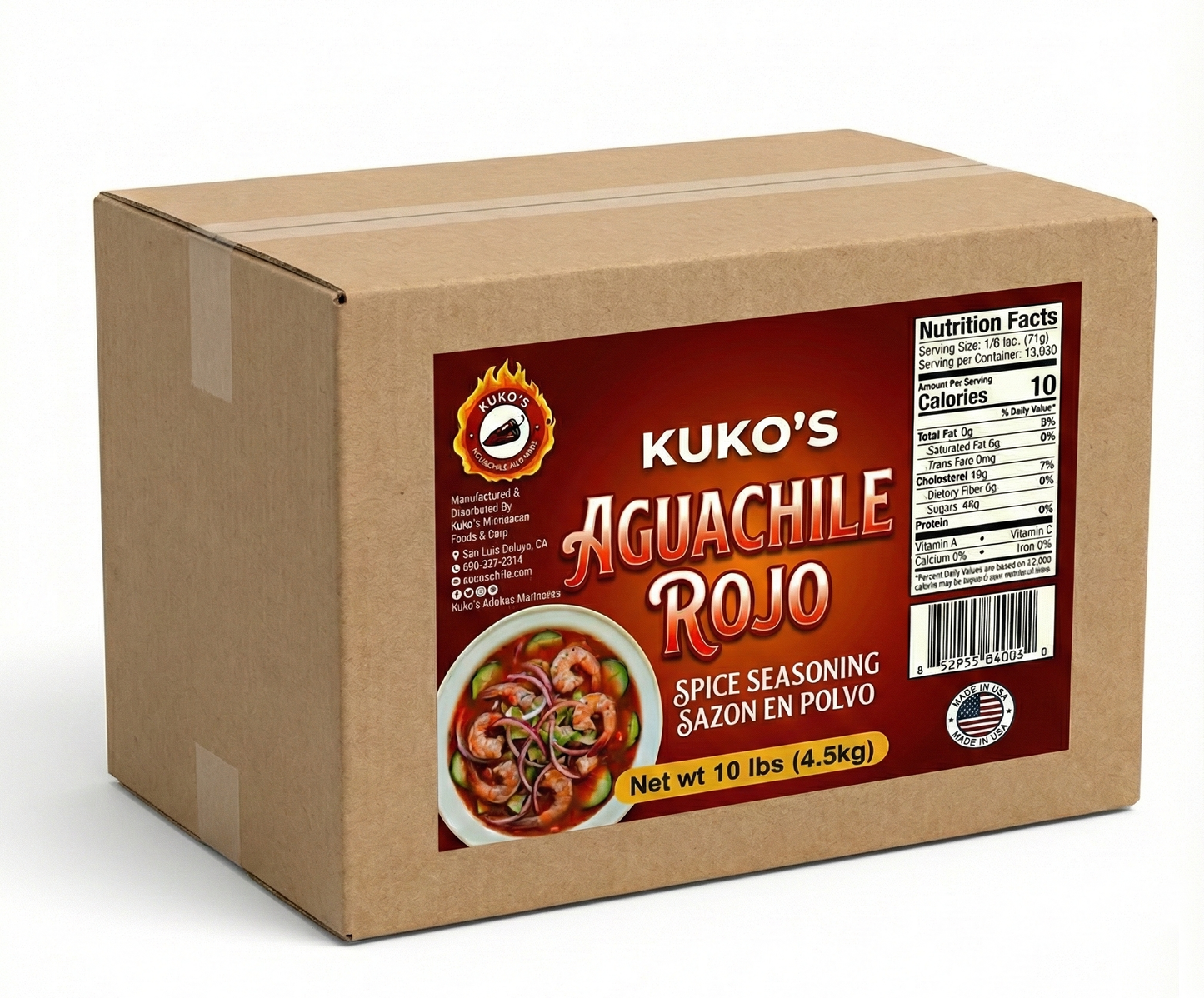 AguaChile Rojo Sazon Chiles Spice Seasonigs Shrimp