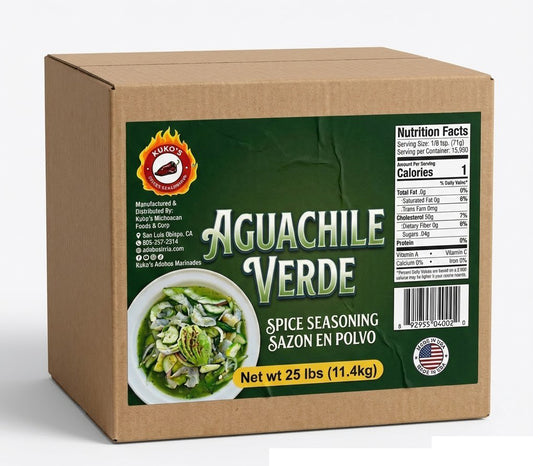 AguaChile Verde sazon chiles molidos bulk