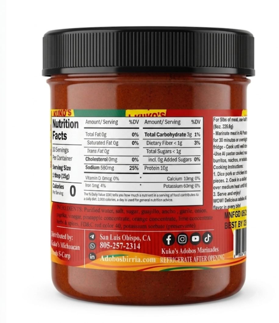 17 Jars of Kuko's Adobo Concentrate Marinades