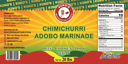 Chimichurri churrasco Guatemalan chapin marinade