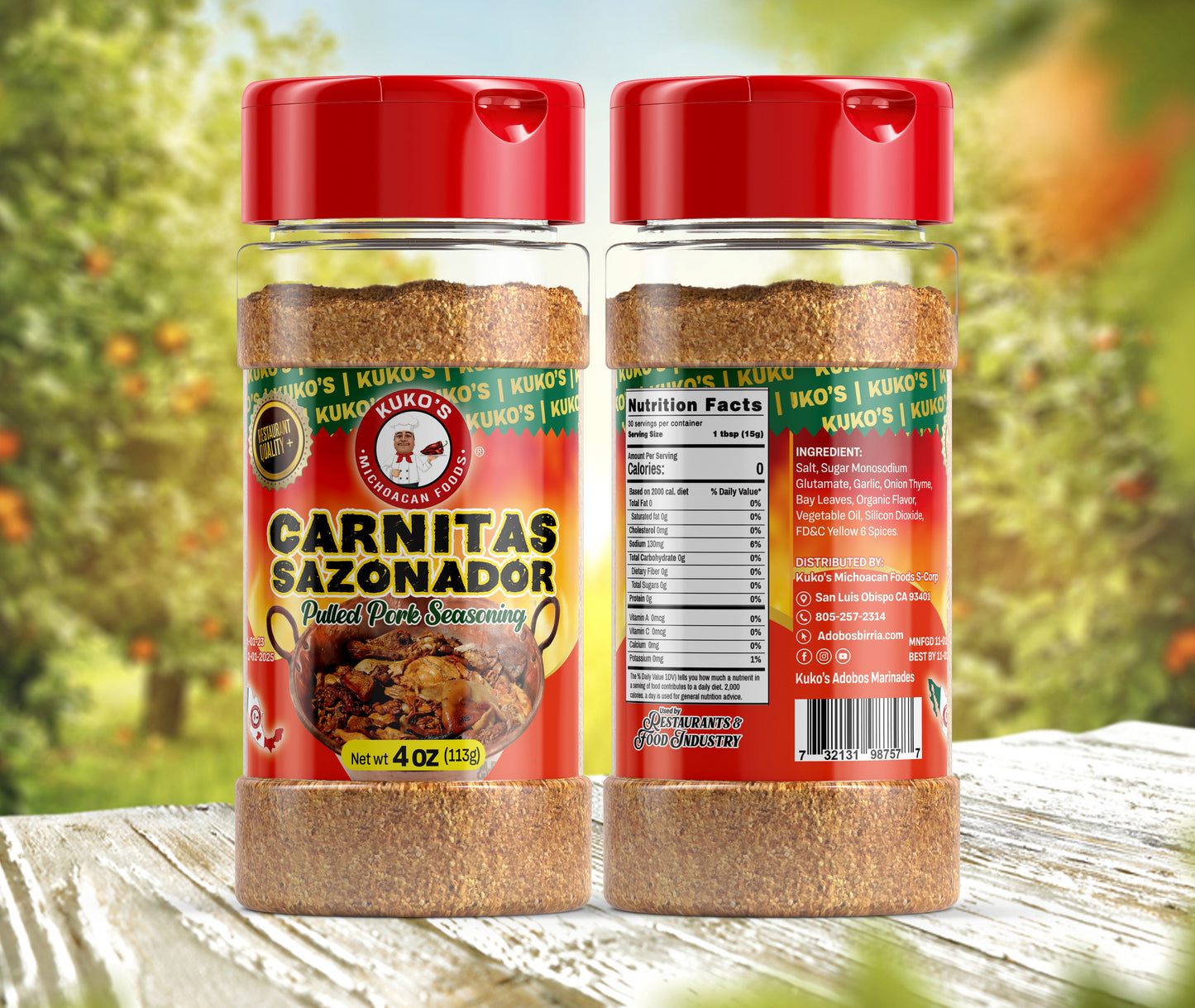 Carnitas sazonador (Pulled Pork) Seasoning