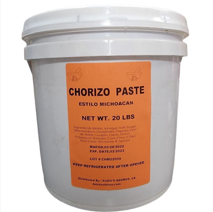 Chorizo Traditional Adobo Paste