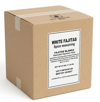Fajitas Clara SEASONING BLANCA white Sasonador Restaurant Quality