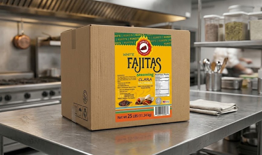 Fajitas Clara SEASONING BLANCA white Sasonador Restaurant Quality