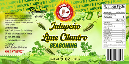 JALAPENO LIME CILANTRO SEASONING restaurant foodservice