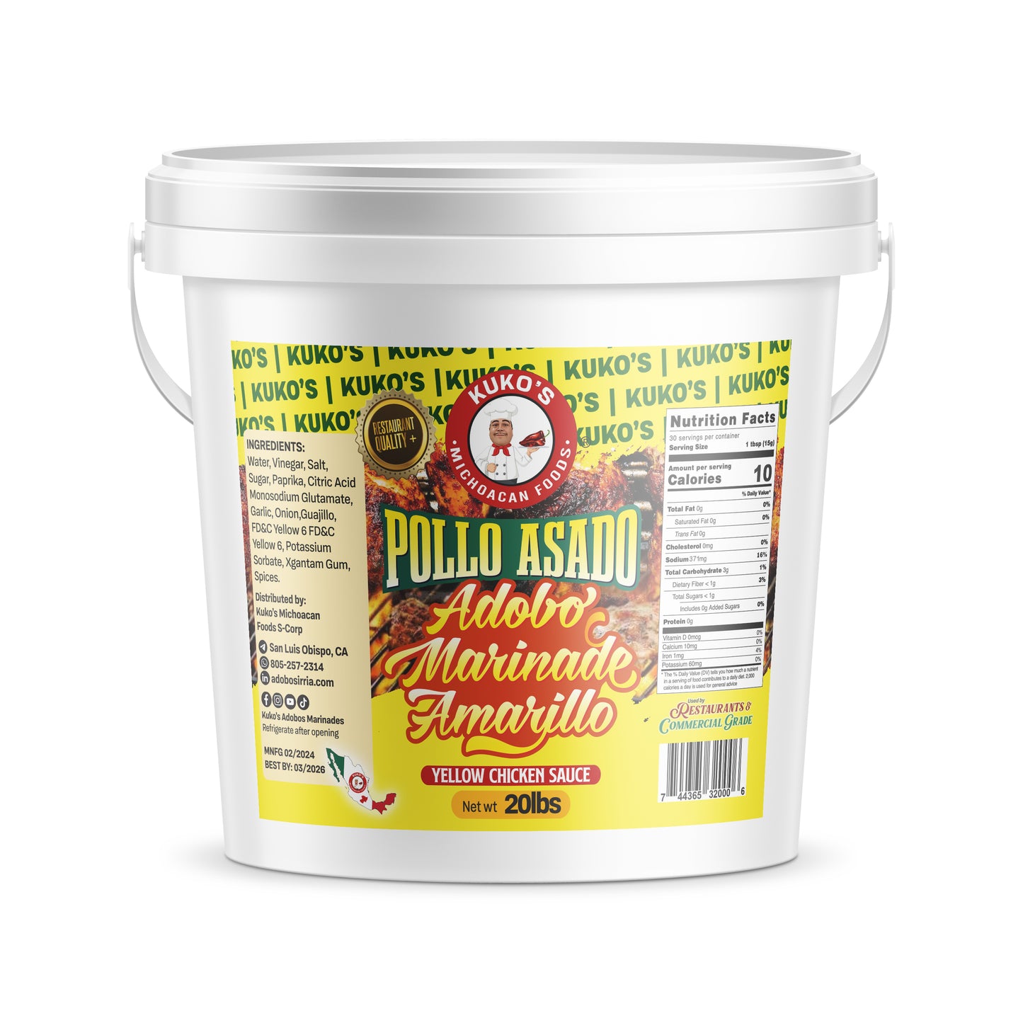 POLLO ASADO AMARILLO MARINADE