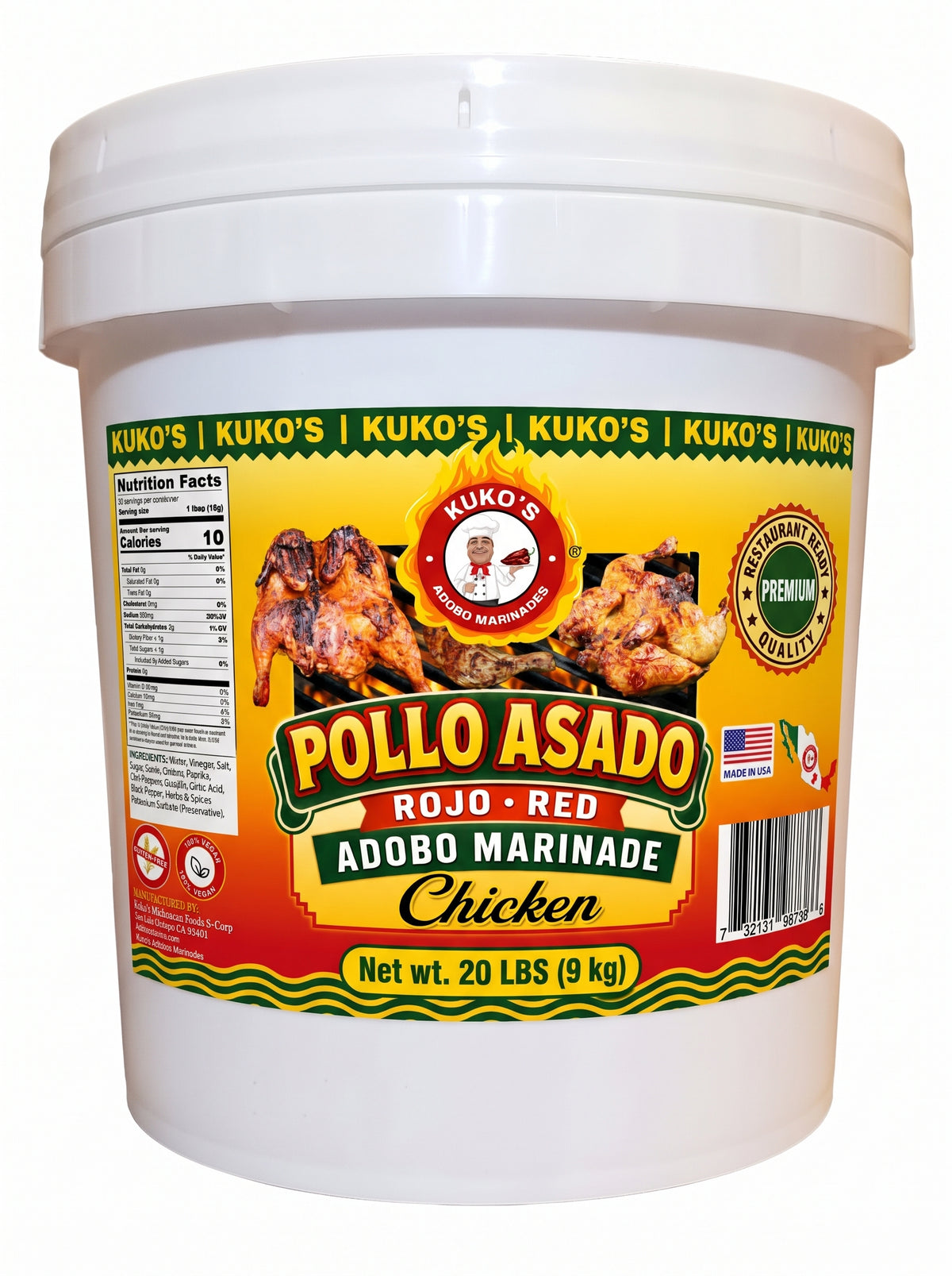 Pollo Asado Rojo Red Orange Chicken Adobo Marinade