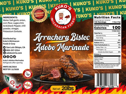 Arrachera Bistec Steak marinade