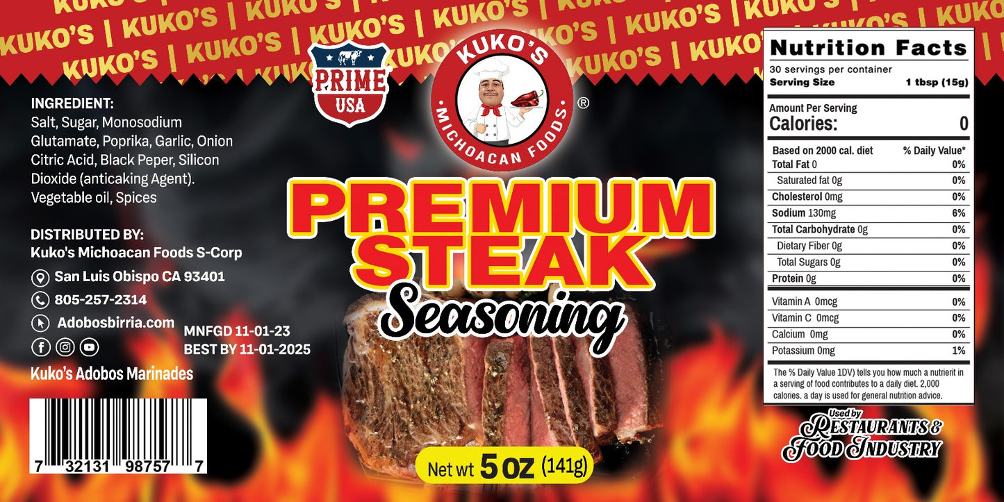 PRIME STEAK Seasoning