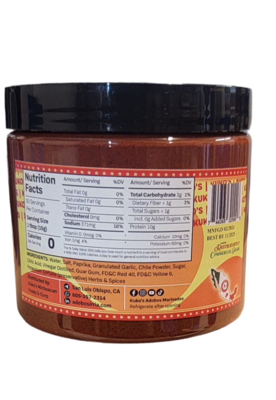 ACHIOTE ANNATTO ADOBO Marinade paste