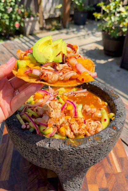AguaChile Rojo Sazon Chiles Spice Seasonigs Shrimp