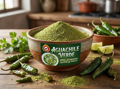 AguaChile Verde sazon chiles molidos bulk