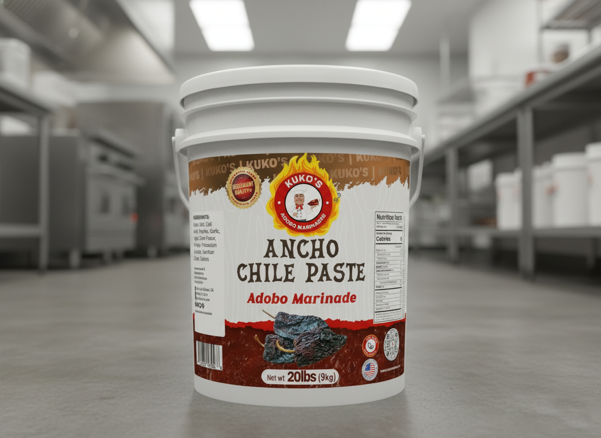 Ancho Chile Paste Adobo Restaurant Food Service 20lbs