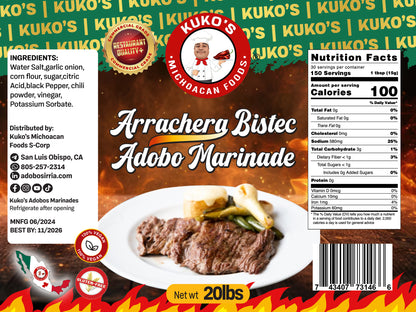 Arrachera Bistec Steak marinade