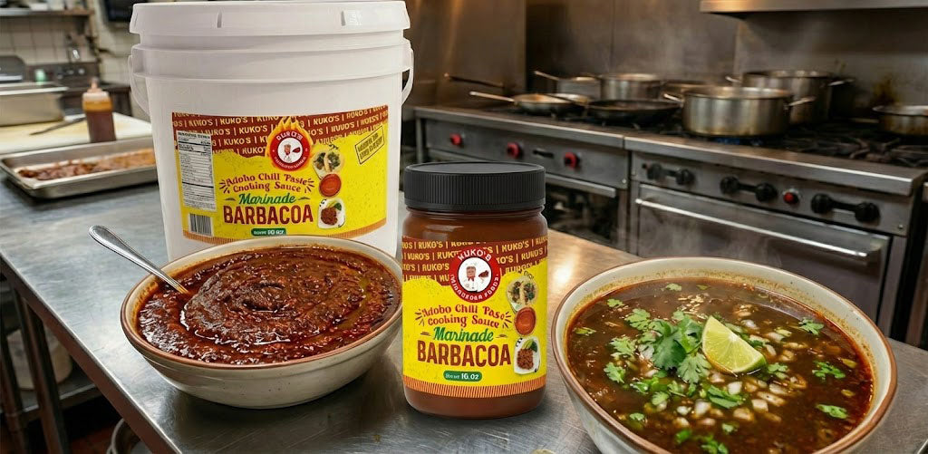 Barbacoa Marinade Adobo chili Paste cooking sauce 20lbs restaurant food