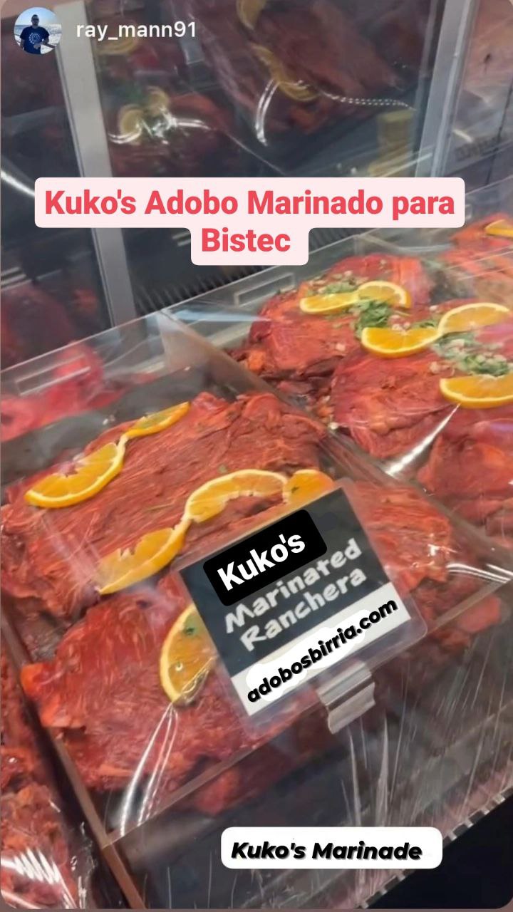 Arrachera Bistec Steak marinade