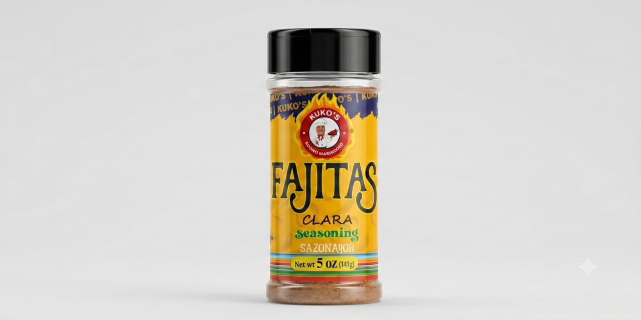 Fajitas Clara SEASONING BLANCA white Sasonador Restaurant Quality