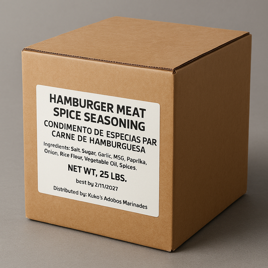 Hamburger Spice Seasonings Restaurant BBQ 4 sizes