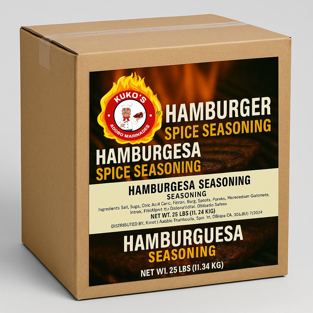 Hamburger Spice Seasonings Restaurant BBQ 4 sizes