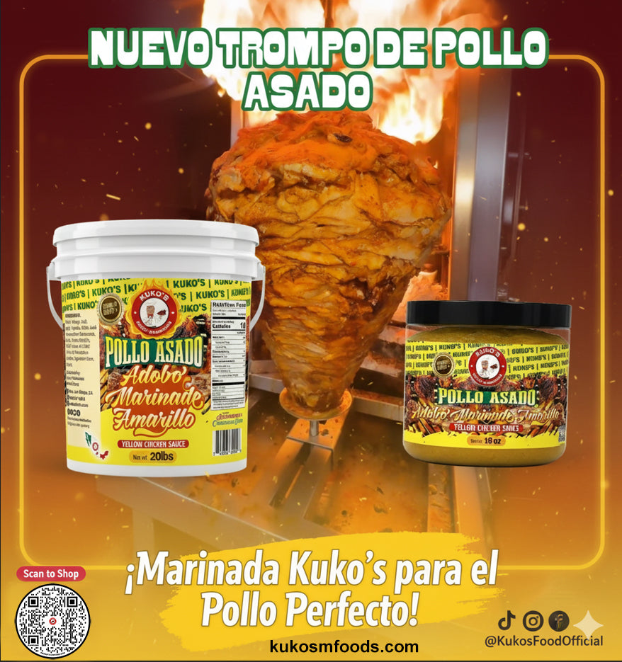 Pollo asado adobo Amarillo Yellow Marinade Chicken