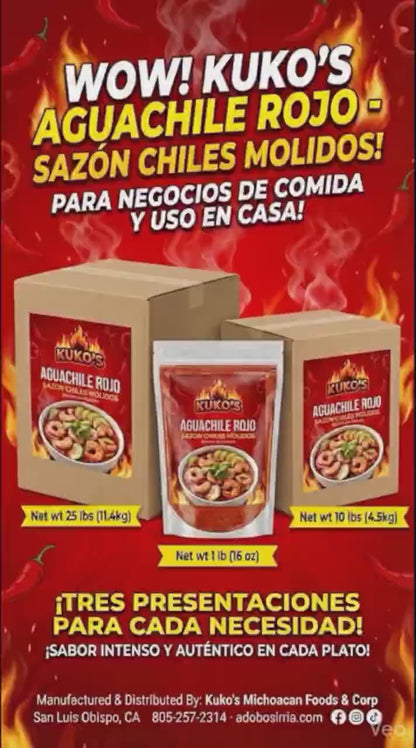 AguaChile Rojo Sazon Chiles Spice Seasonigs Shrimp