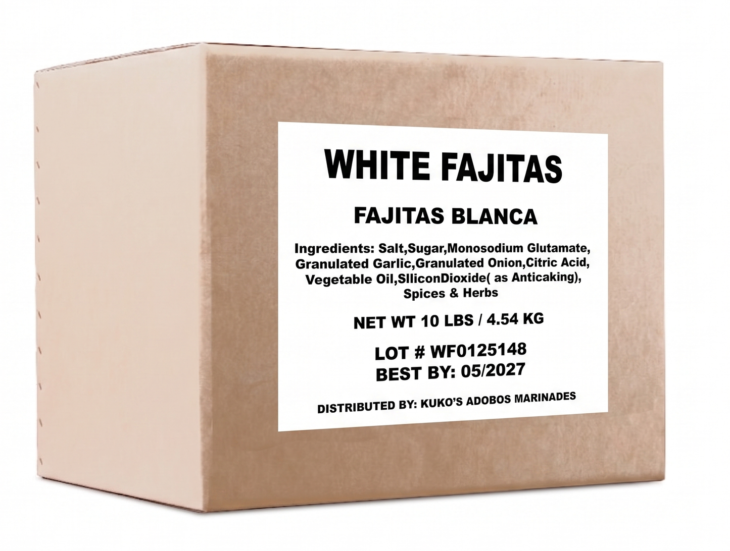 Fajitas Clara SEASONING BLANCA white Sasonador Restaurant Quality
