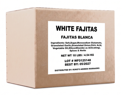 Fajitas Clara SEASONING BLANCA white Sasonador Restaurant Quality